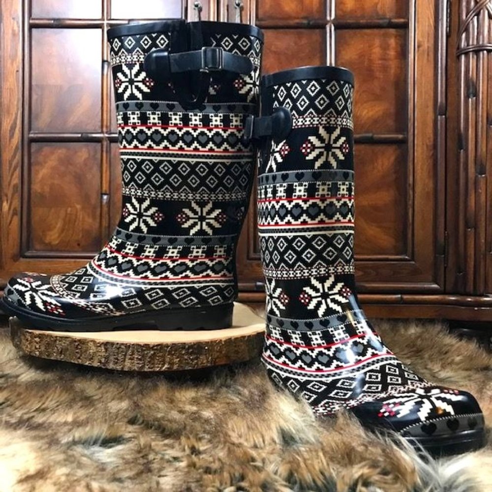 Nomad Hearts Fair Isle Rain Boot